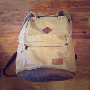 United by Blue Hudderton Canvas & leather backpack